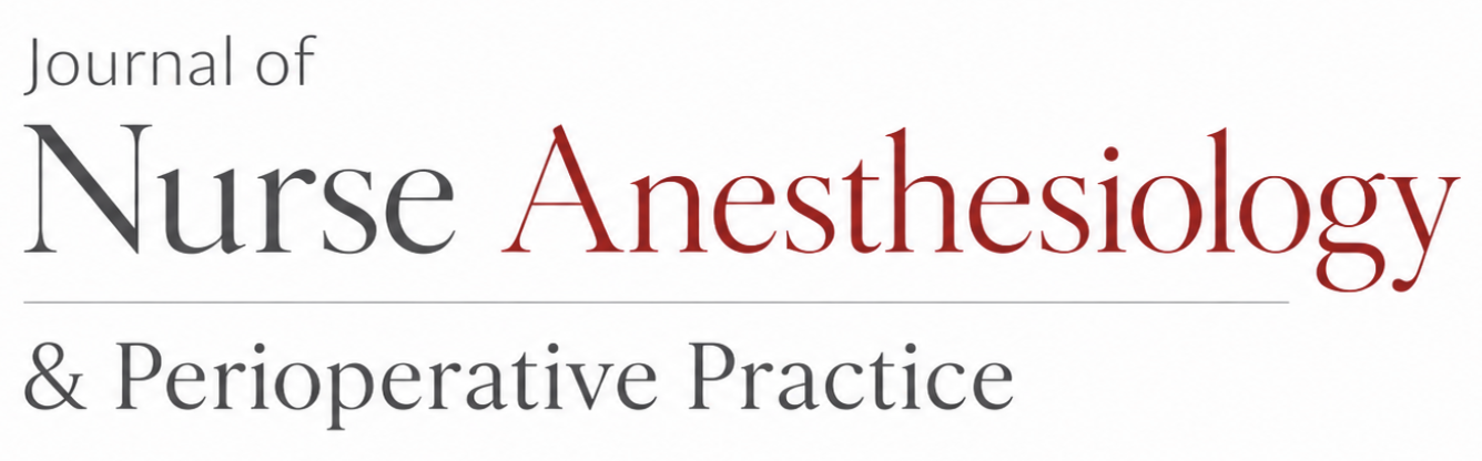 Journal of Nurse Anesthesiology and Perioperative Practice logo