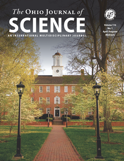 Cover image for The Ohio Journal of Science Volume 116, Number 1