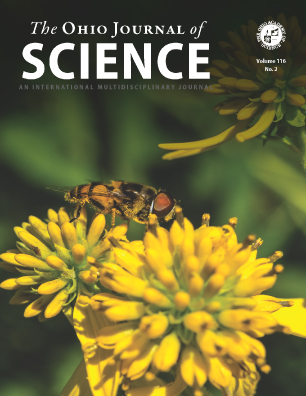 Cover image for the Ohio Journal of Science Volume 116, Number 2