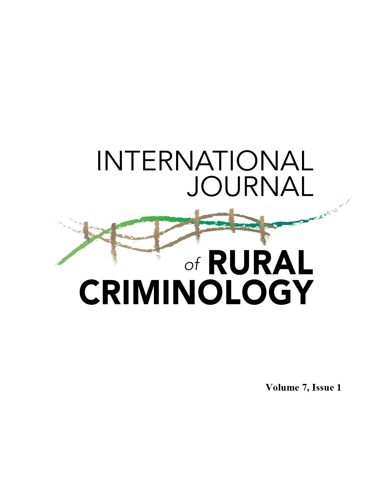 Cover image for the International Journal of Rural Criminology Volume 7, Number 1