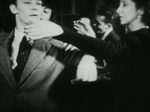 Screenshot of Ritual in Transfigured Time. Dir. Maya Deren, 1946.