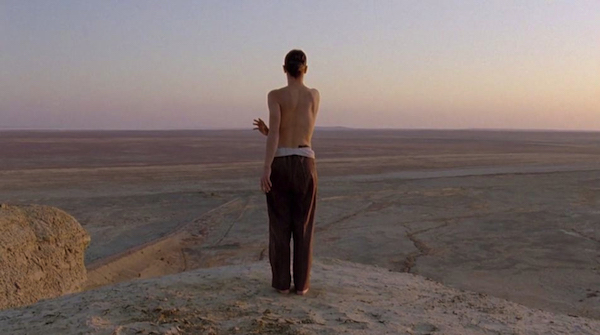 Silhouette against horizon line; screenshot from Prélude à la Mer.